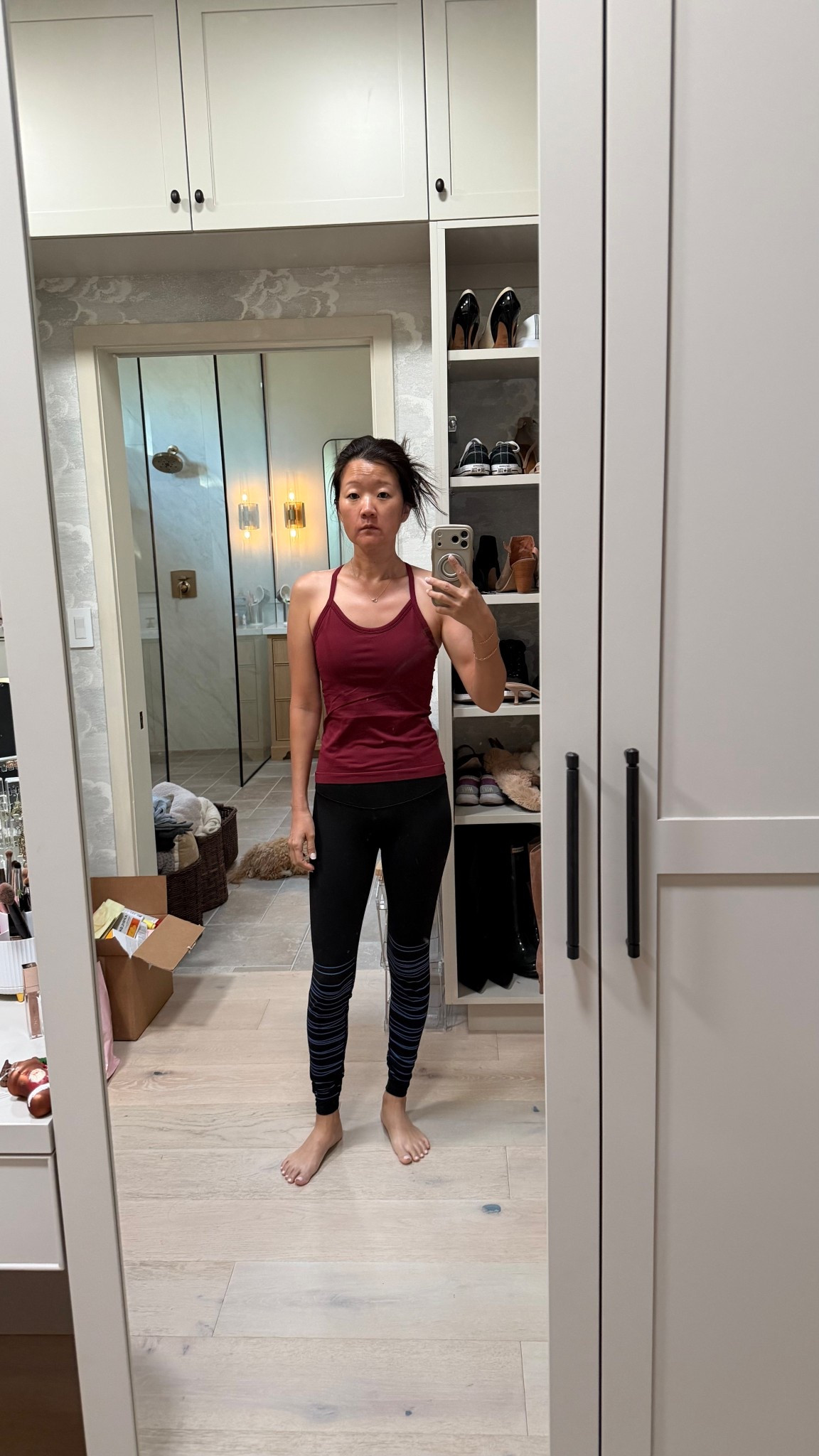 So impressed with the quality of this tank top from Amazon and leggings from Old Navy! Love this rich burgundy color 

#LTKActive #LTKHome #LTKSaleAlert