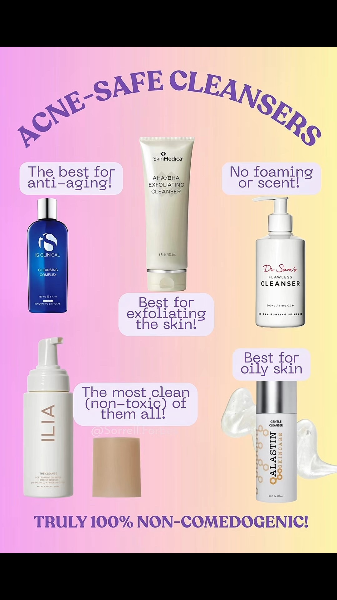 ✨ Struggling with acne-prone skin? These are my top 5 truly 100% non-comedogenic cleansers that won’t clog your pores! Whether you’re looking for anti-aging, exfoliation, or the cleanest non-toxic formula—this list has you covered 💧

Shop all below & save your skin from hidden pore-cloggers! 🛒👇

#LTKbeauty #LTKluxury