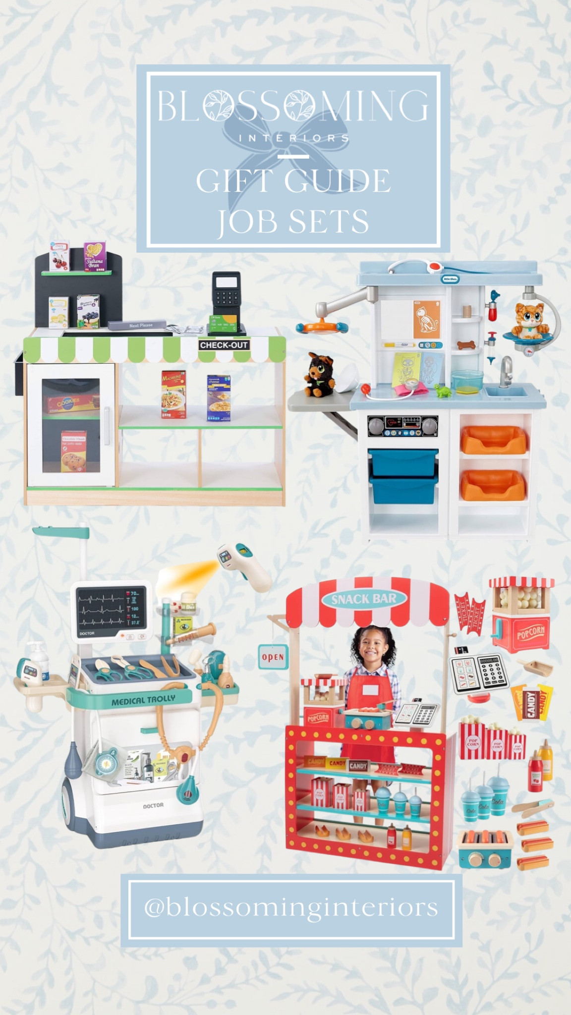 Gift Guide Kids pretend play job sets. These toys are so fun and great price. 

#LTKGiftGuide #LTKfamily #LTKkids