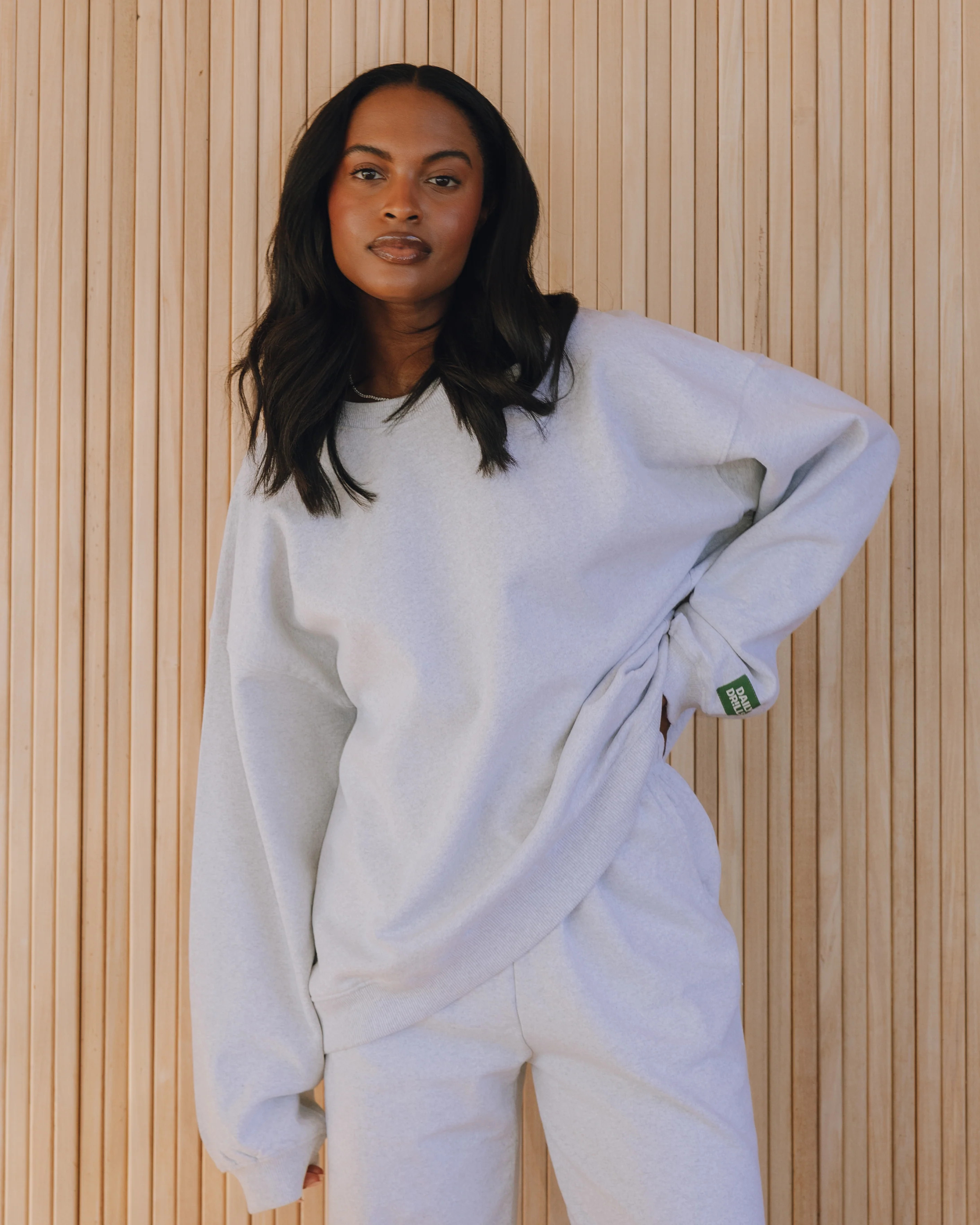 Oversized Fleece Crew | Daily Drills
