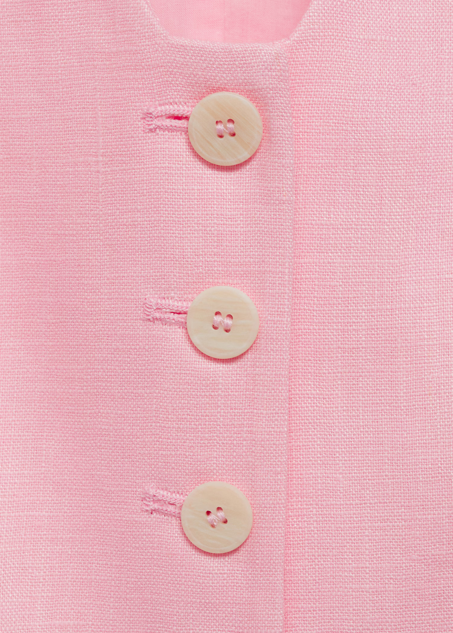 Gilet completo lino - Donna | MANGO Italia | Mango EU