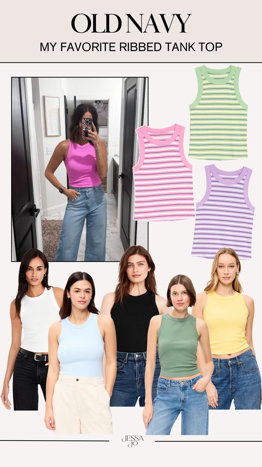 Old navy ribbed tank top. Snug fit ribbed tank. Spring style essential. Winter layering essential. Best basics. Basic tank top. Old navy basic tank. My go to basic tank. Spring striped tank top  

#LTKSaleAlert #LTKootd #LTKSeasonal