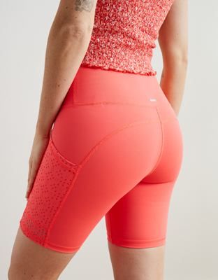 Aerie Move Lasercut High Waisted Bike Short | American Eagle Outfitters (US & CA)