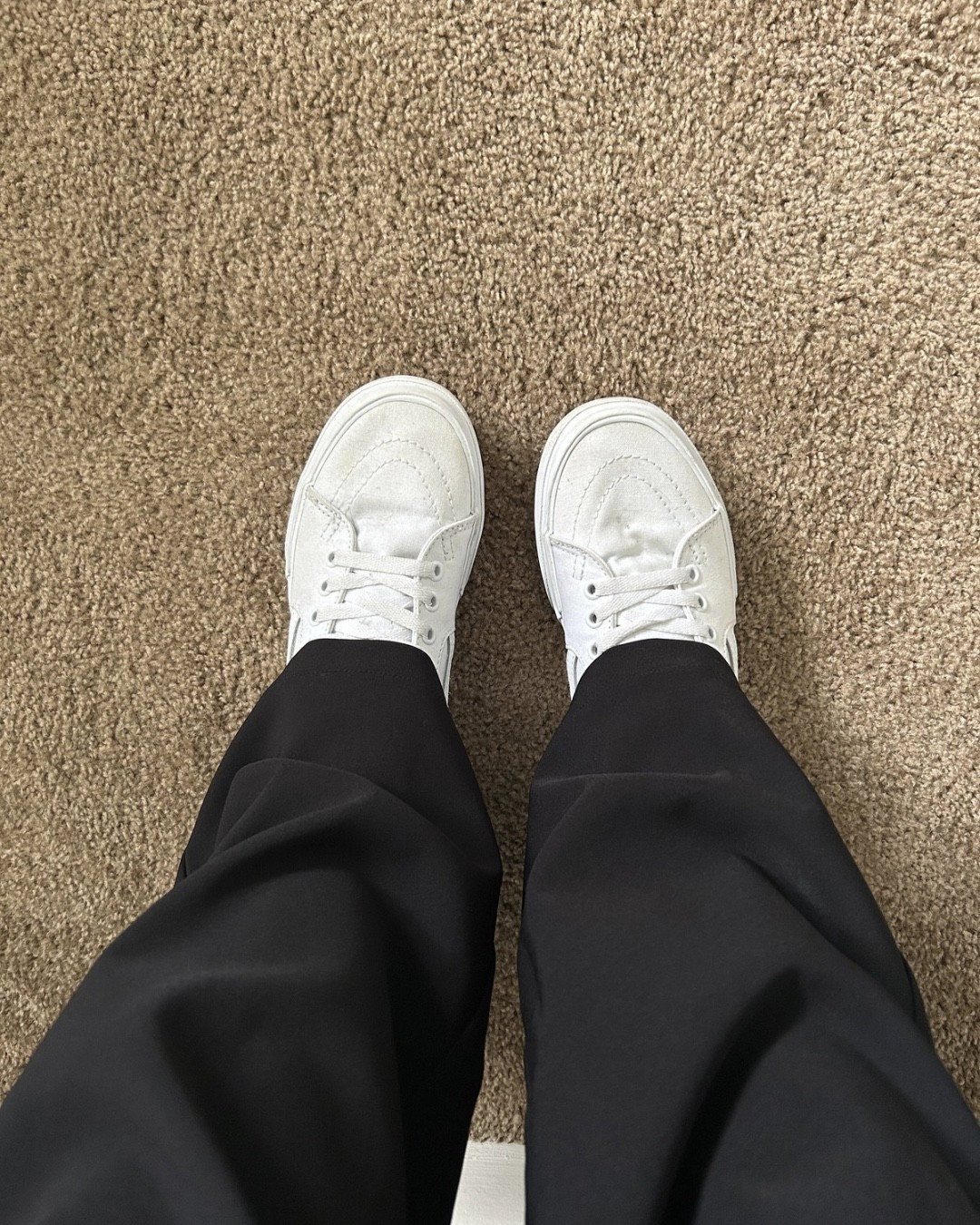 A little street style moment 🤍🖤

These Vans white high-top sneakers (Sk8-Hi) are my go-to when I want a business casual outfit to feel effortless and cool. Paired with black trouser pants, they instantly balance polished + laid-back energy. Proof that white sneakers belong in every wardrobe! 😊

You can find these Vans on the Vans website, Tilly’s, Kohl’s, and more — I linked all my favorite options on LTK so you can shop the look easily ✨

Classic, comfortable, and forever in style 💖

#LTKWorkwear #LTKFindsUnder100 #LTKootd