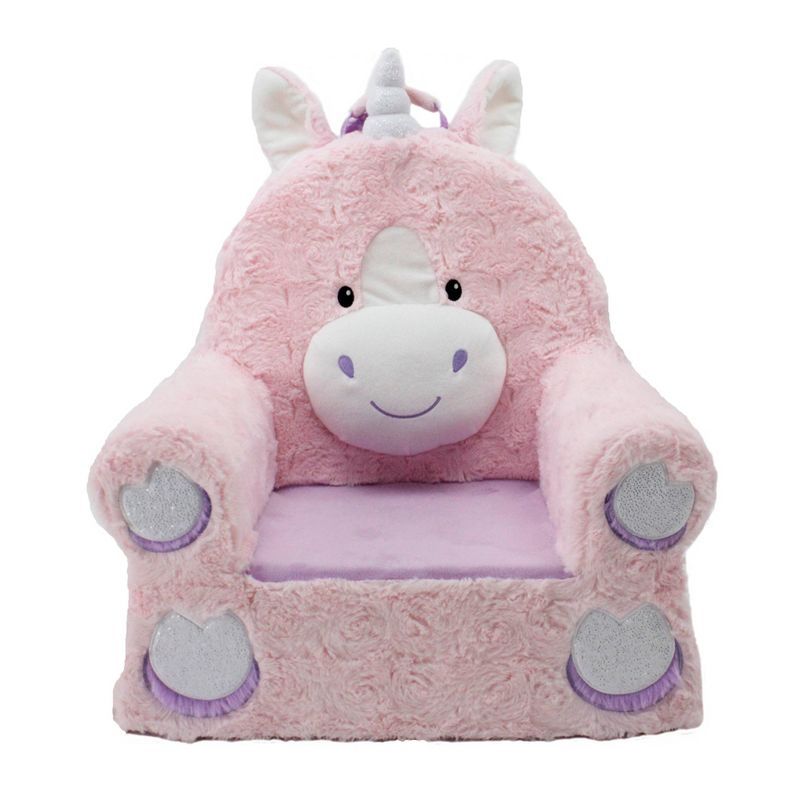 Animal Adventure Soft Landing Sweet Seats Pink Unicorn Children's Soft Chair | Target