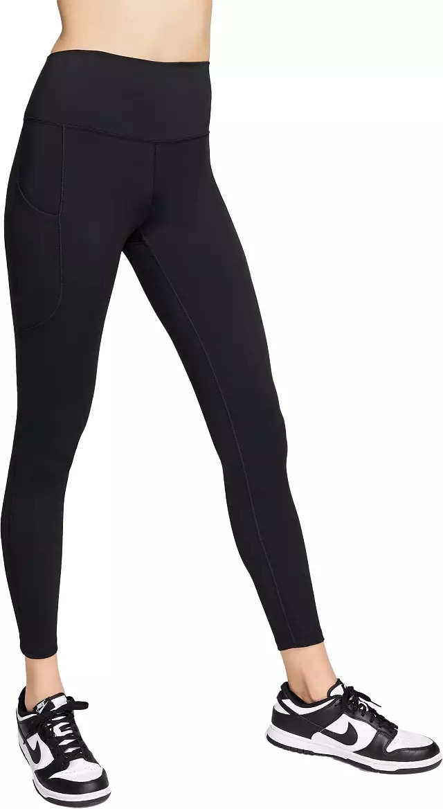 Nike Women's One High-Waisted 7/8 Leggings with Pockets | Dick's Sporting Goods | Dick's Sporting Goods