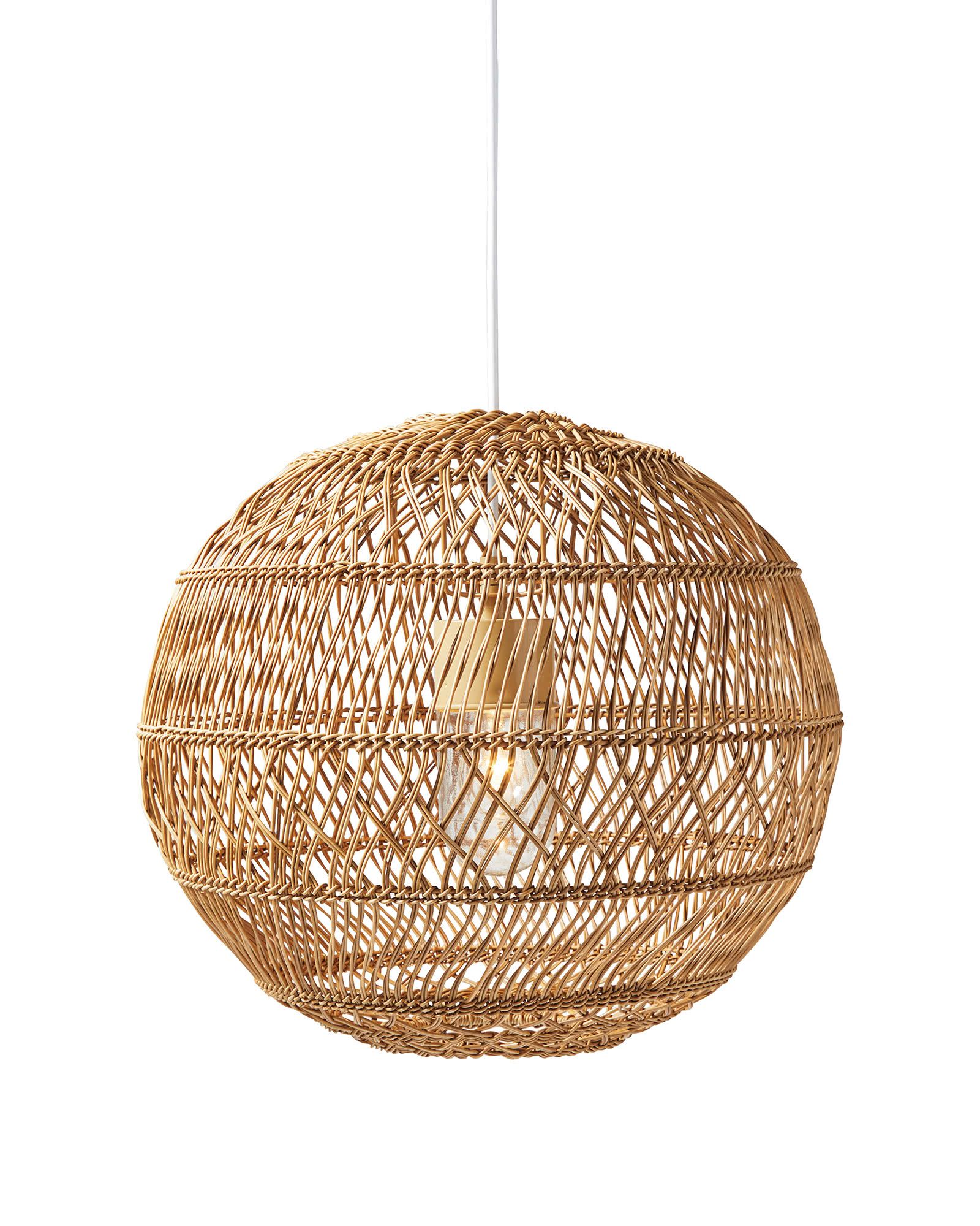 Summerland Outdoor Round Pendant | Serena and Lily