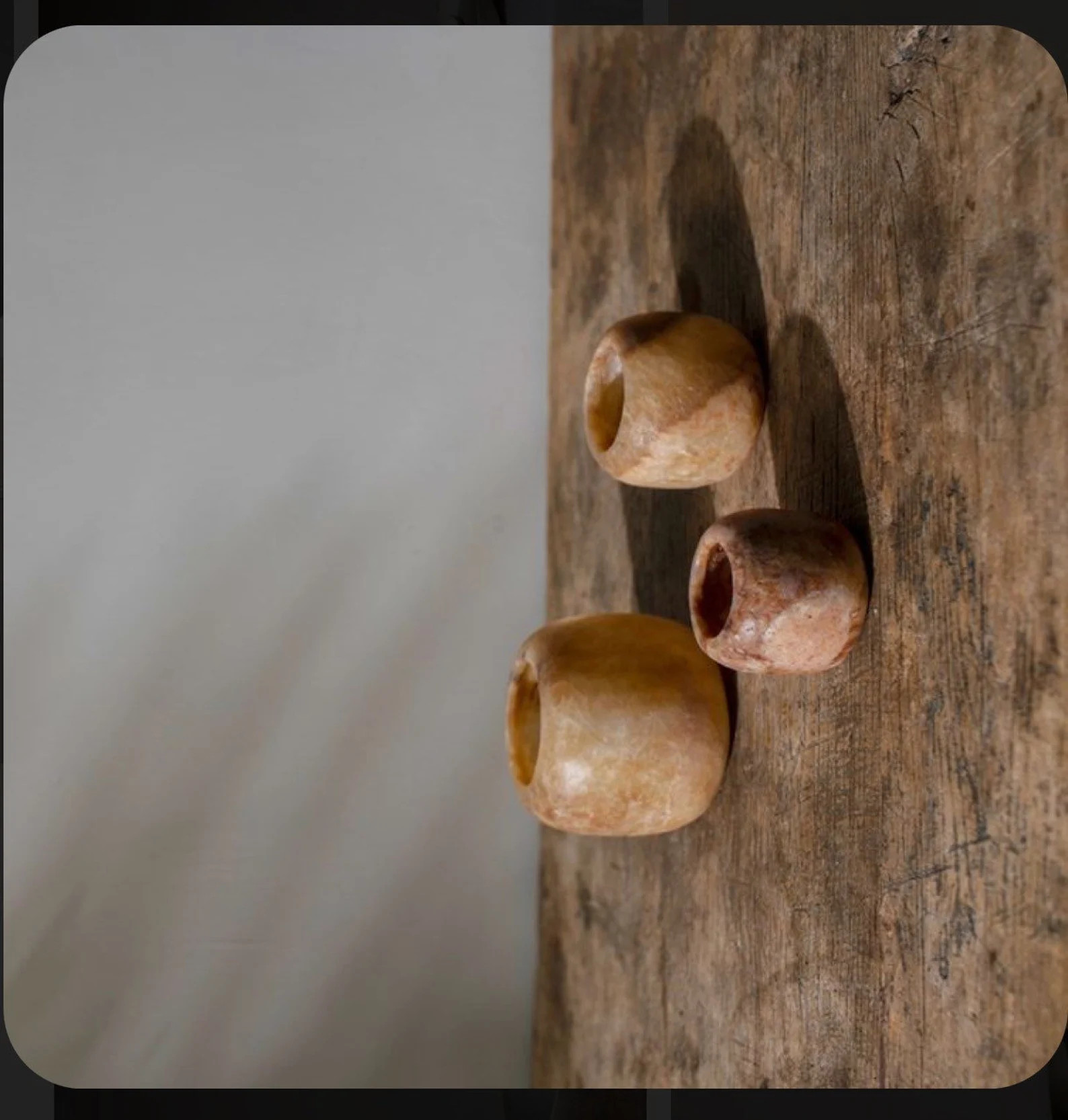 ALABASTER Natural Stone CANDLE HOLDER Brown Alabaster Candle Holder.tea Light Candle Holder. Egyp... | Etsy (US)