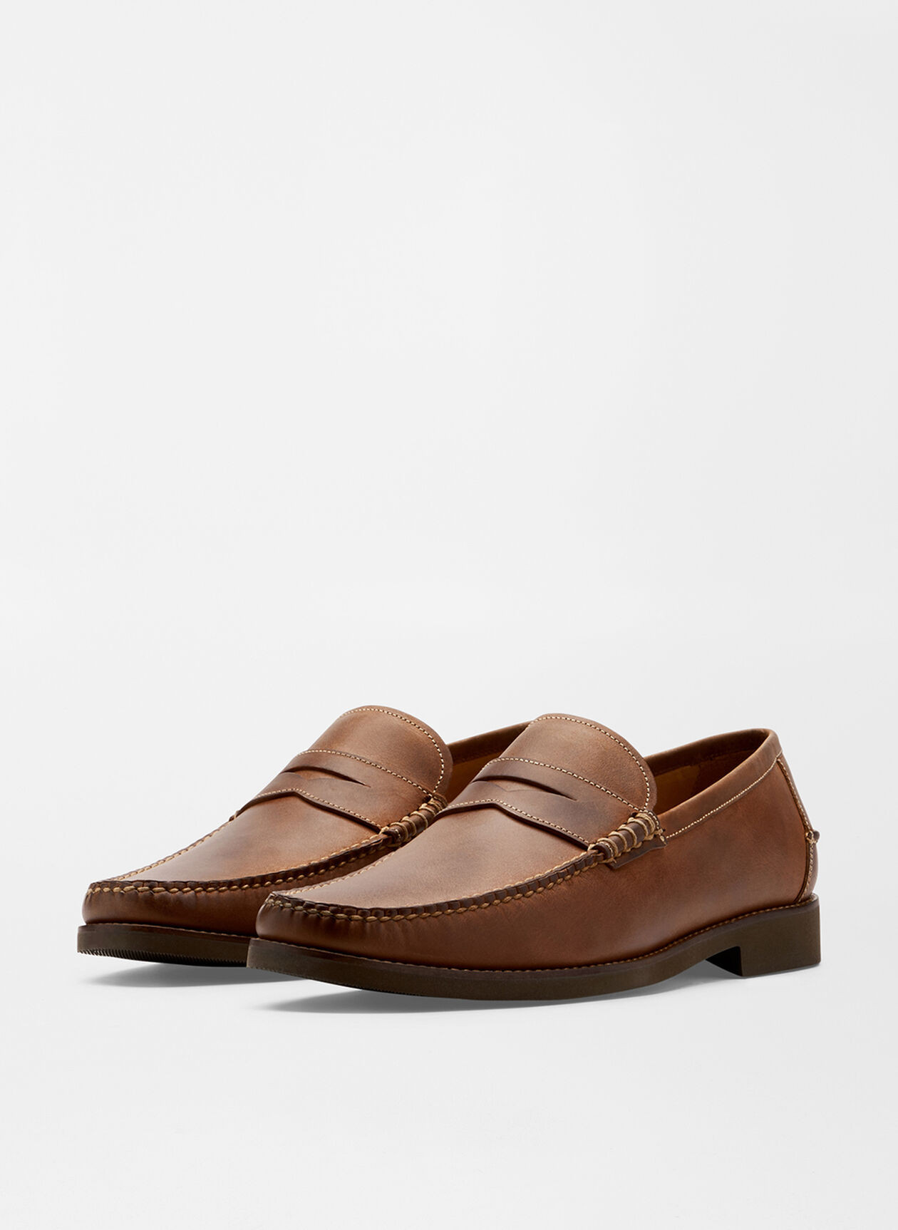 Handsewn Leather Penny Loafer | Peter Millar