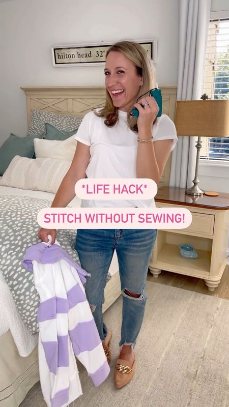 Micro-stitch tool, the best life hack and fashion hack. 

#LTKhome #LTKGiftGuide #LTKstyletip