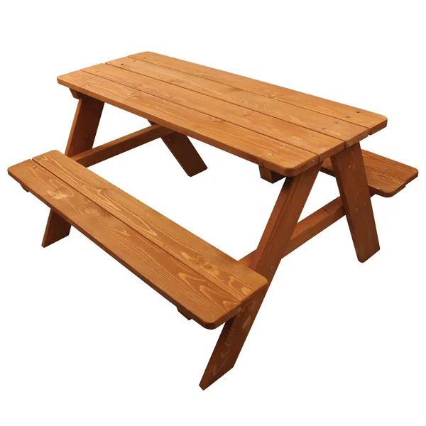 Kaan Kids Outdoor Table Or Chair and Chair Set and Bench | Wayfair North America