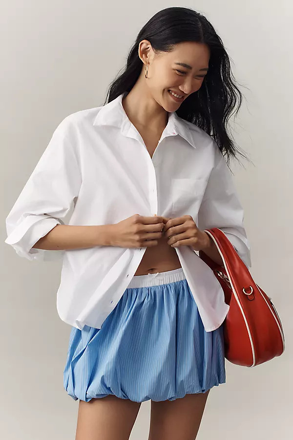 The Shrunken Bennet Buttondown Shirt by Maeve | Anthropologie (US)