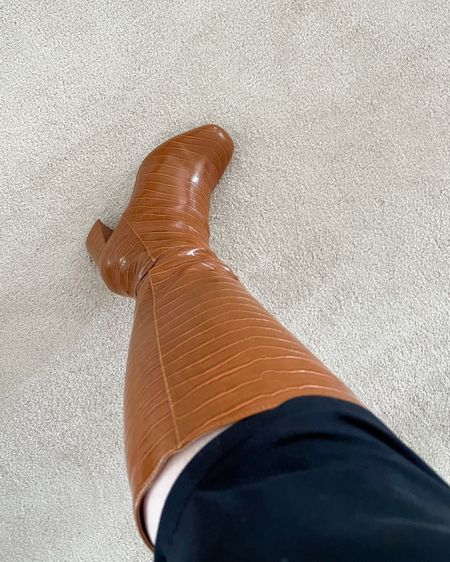 It’s almost boot season! Extra wide calf boots are hard to come by but definitely out there! This is the first pair I’m including in my annual wide calf/plus size boot guide 

#LTKcurves #LTKover40