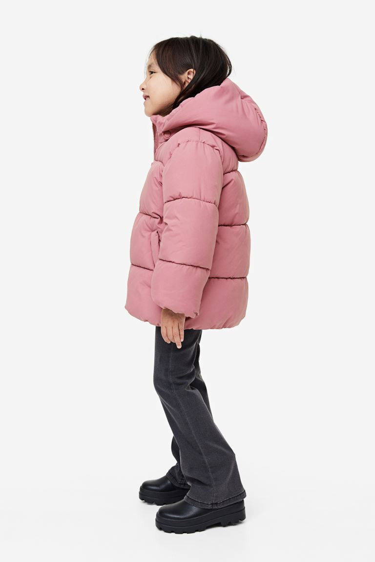 Water-repellent Puffer Jacket - Pink - Kids | H&M US | H&M (US + CA)