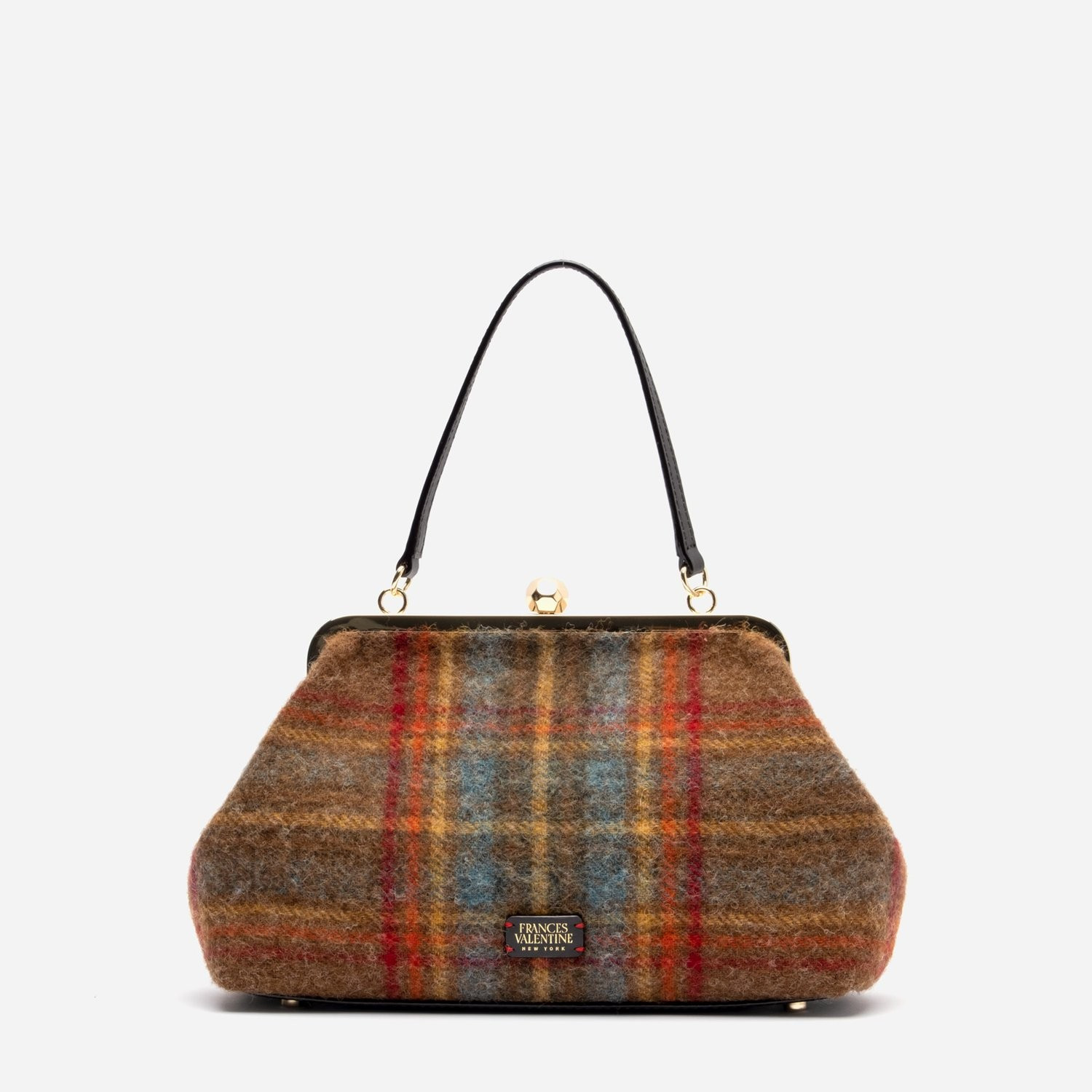 Carrie Frame Bag Wool Andrews Plaid | 