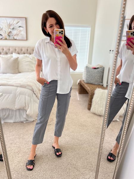 Small and white button up blouse from Walmart & and a size 2 in the utility cargo pants from Walmart as well


#LTKFindsUnder50 #LTKStyleTip #LTKSeasonal