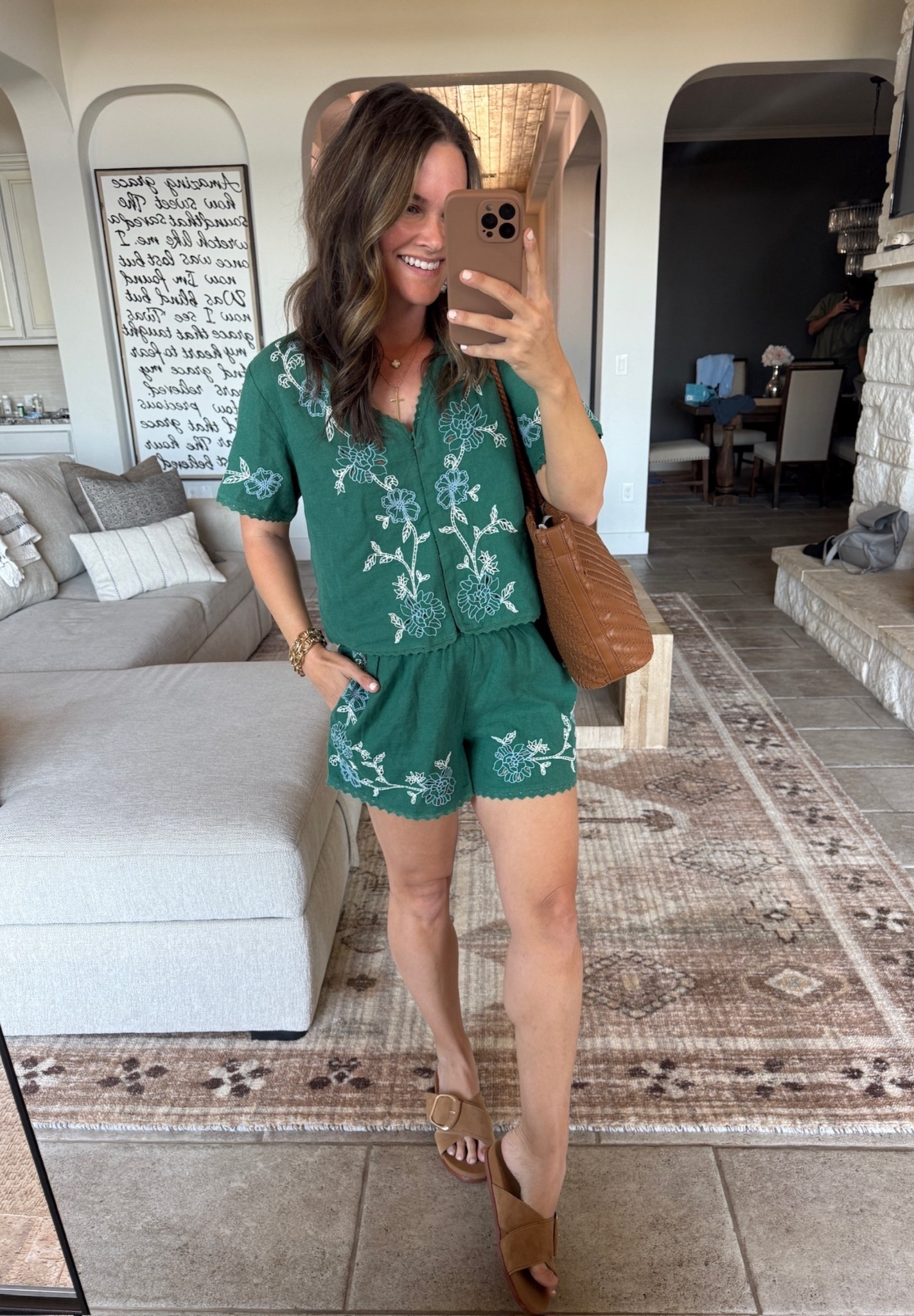 This set has limited stock in the green but great stock in tan! I linked both colors. Loving the tan for summer to wear as a set or mix & matched!

#LTKSeasonal #LTKmomlife #LTKootd