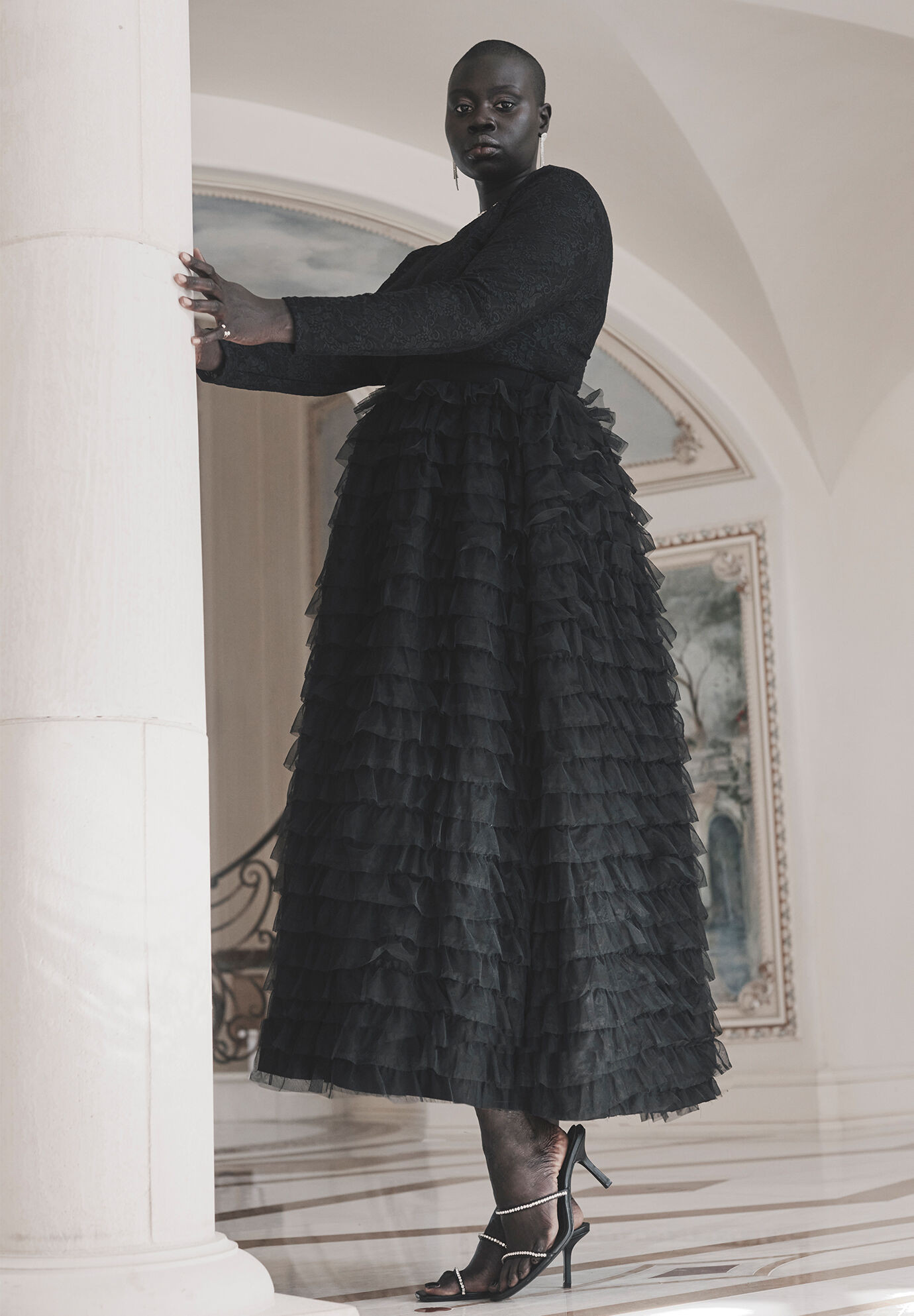 Maxi Tiered Ruffle Skirt | Eloquii