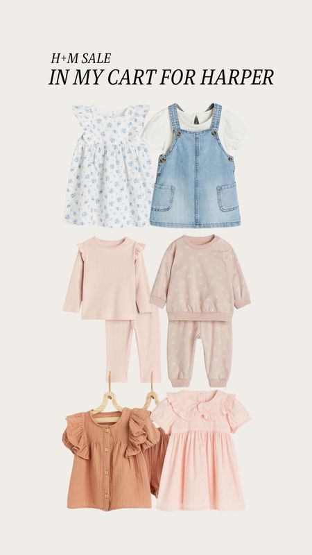 H+M sale picks for Harper in my cart! Ordering true to size!