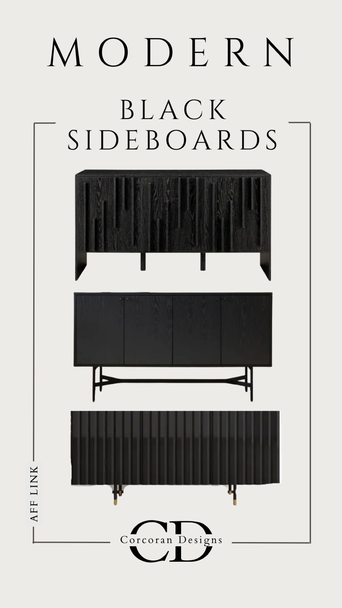 Black modern sideboard, black modern tv stand, modern living room furniture, Scandinavian sideboard, black modern console
Table, sideboard styling 

#LTKsalealert #LTKstyletip #LTKhome