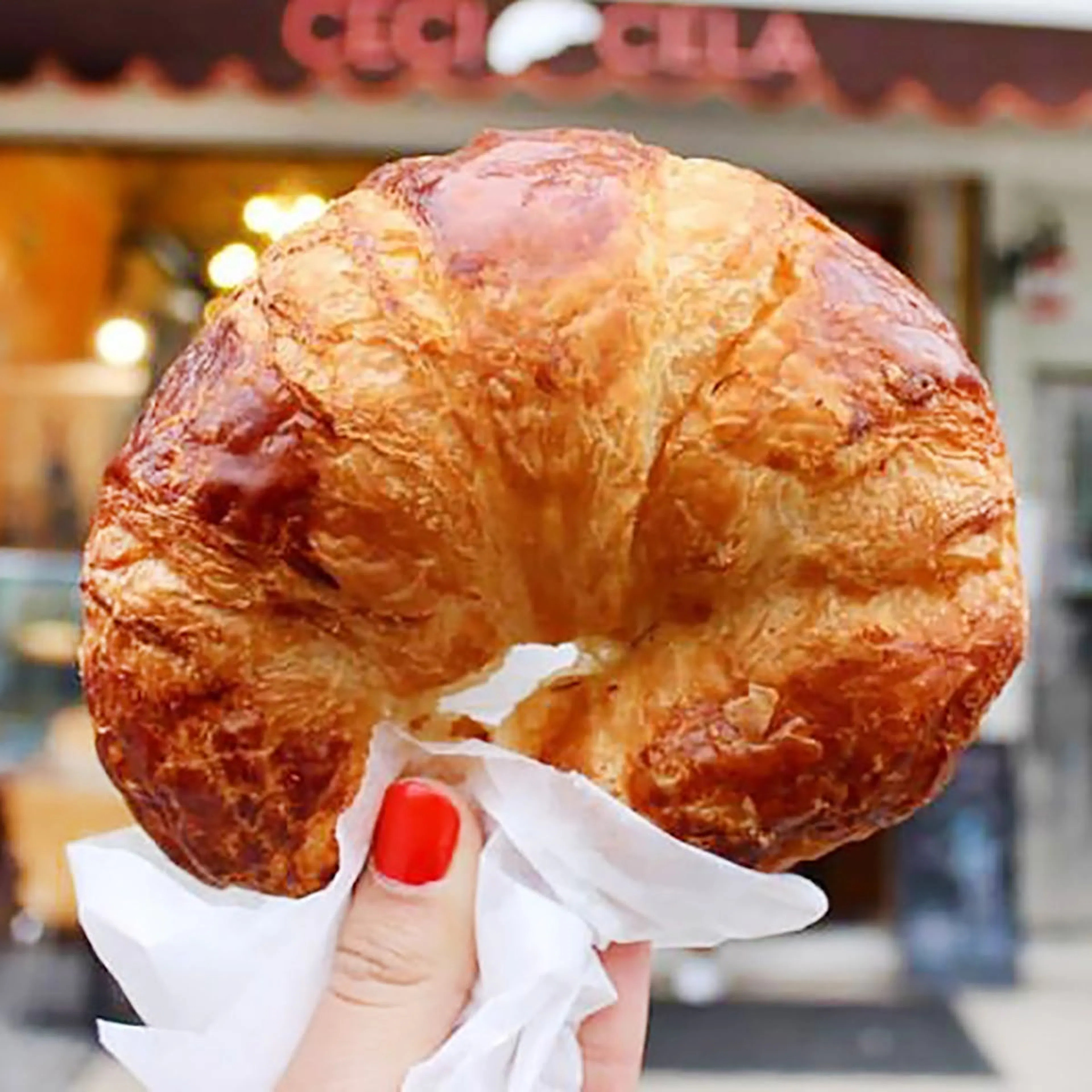 Fresh Butter Croissants - 8 Pack by Ceci-Cela Patisserie | Goldbelly | Goldbelly