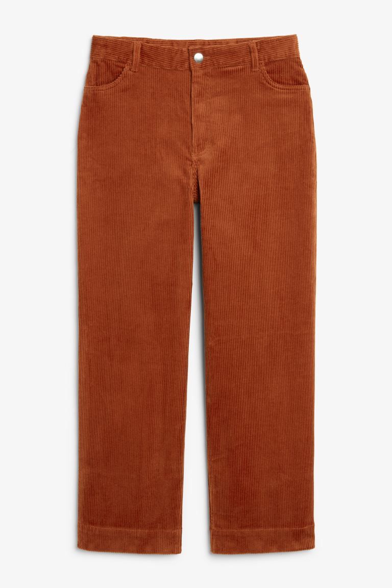 Gerade geschnittene Cordhose mit normalem Bund | H&M (DE, AT, CH, NL, FI)