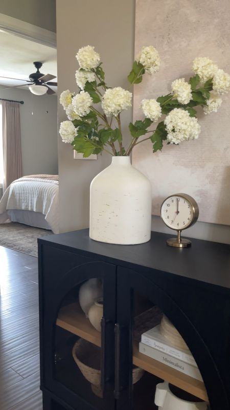 These faux snowball flowers from Afloral look SO REAL 🤍🌿 I did some floral refreshes throughout the house - and it all started here. They’re perfect for summer, and the crisp white color is 🤌🏻

#LTKHome #LTKVideo #LTKSeasonal