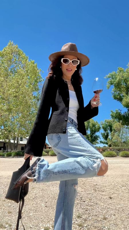 Todays outfit for horseback riding, wine tasting, shopping and a vintage market in  Los Olivos! 

Lucy’s whims, styling by Aylin, vintage Levi’s 

#LTKVideo #LTKOver40 #LTKStyleTip