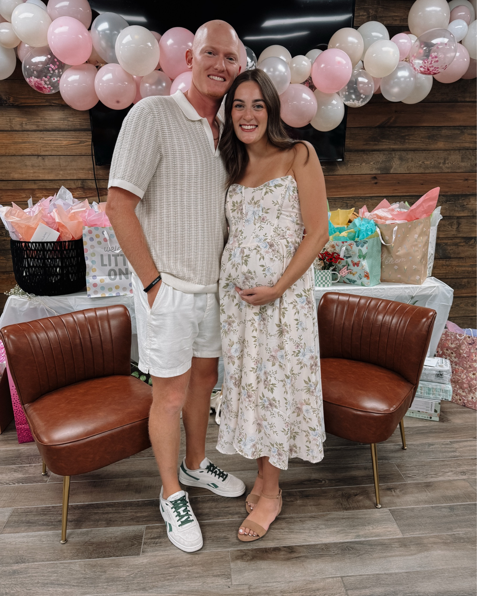 Baby in Bloom 🌸🤍
This dress felt like the perfect fit for celebrating our sweet girl - soft, feminine, and made for the happiest day. Also linking some similar dresses and some that I almost picked!  

// baby shower // baby shower outfit // bump style // maternity style // pregnancy style // spring dress //  

#LTKootd #LTKBump #LTKTall