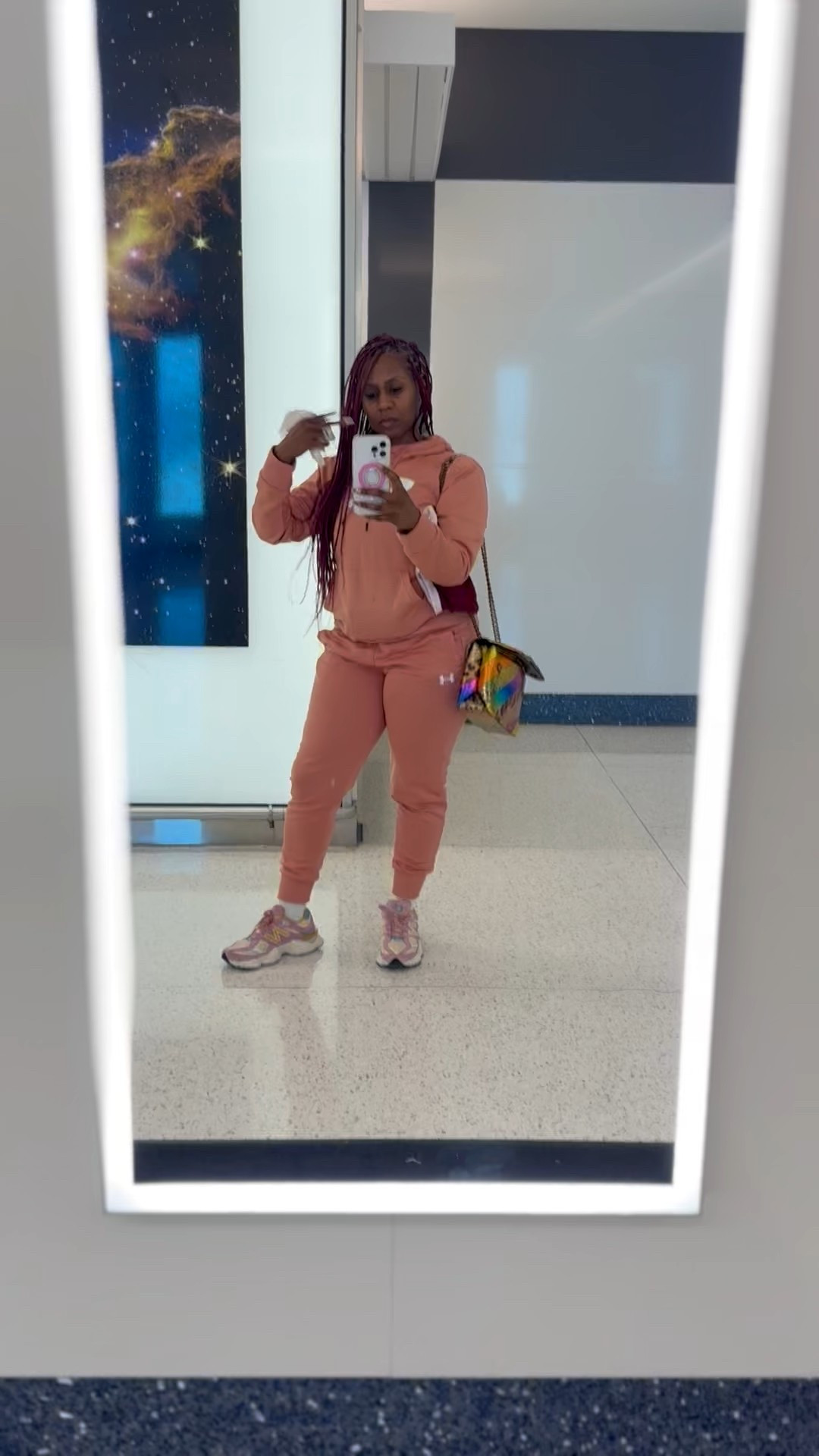 Airport outfit check ✈️ Comfort was the priority, but I still wanted to feel put together. Matching sets, supportive sneakers, and layers that travel well—because ease is the real luxury.

#LTKTravel #LTKdayinmylife #LTKootd