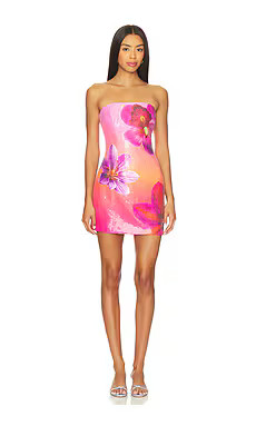 Runaway The Label Ibiza Mini Dress in Cosmo Ombre from Revolve.com | Revolve Clothing (Global)