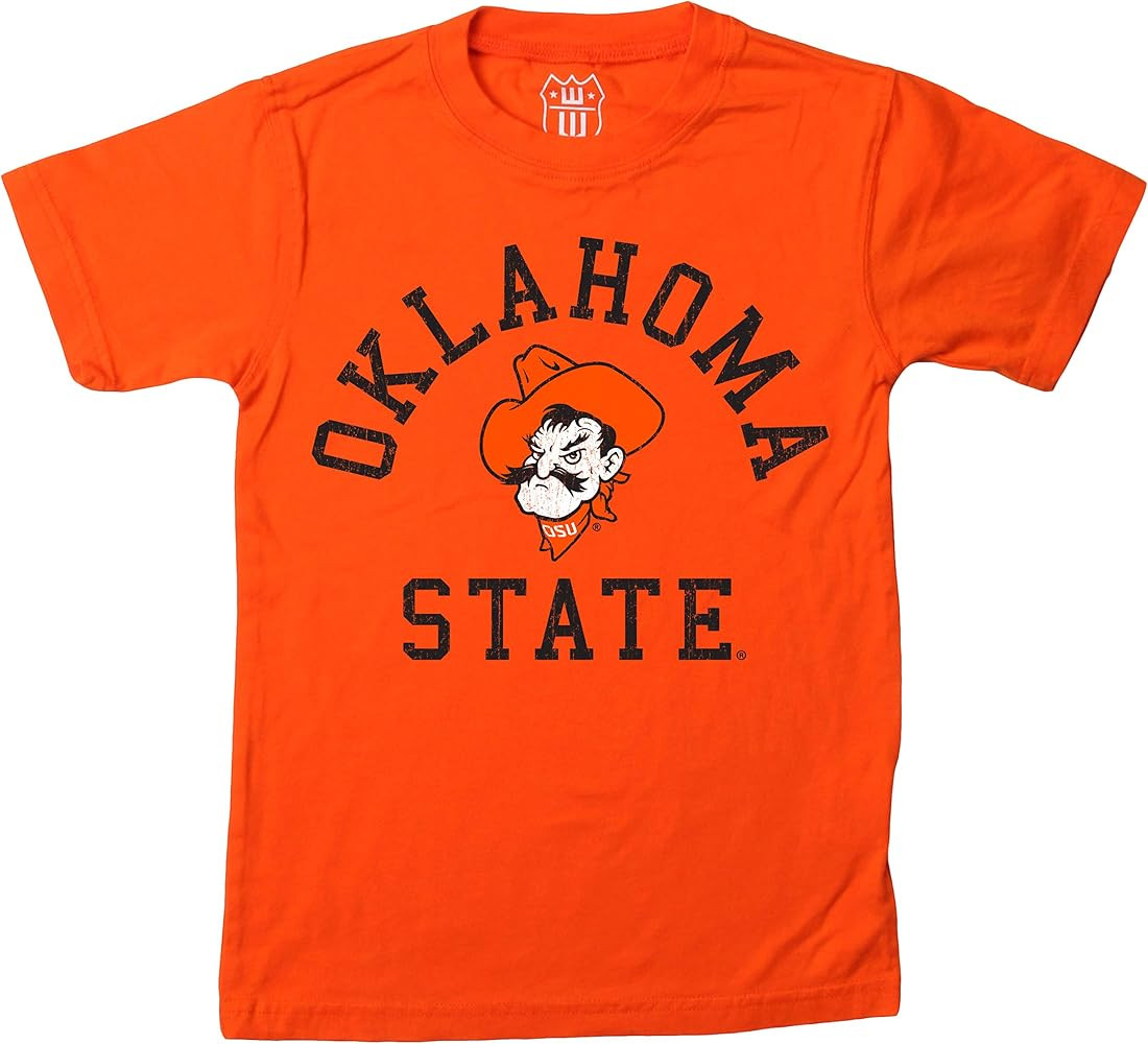 Wes and Willy NCAA Kids Short Sleeve Organic Cotton Tee Shirt | Amazon (US)