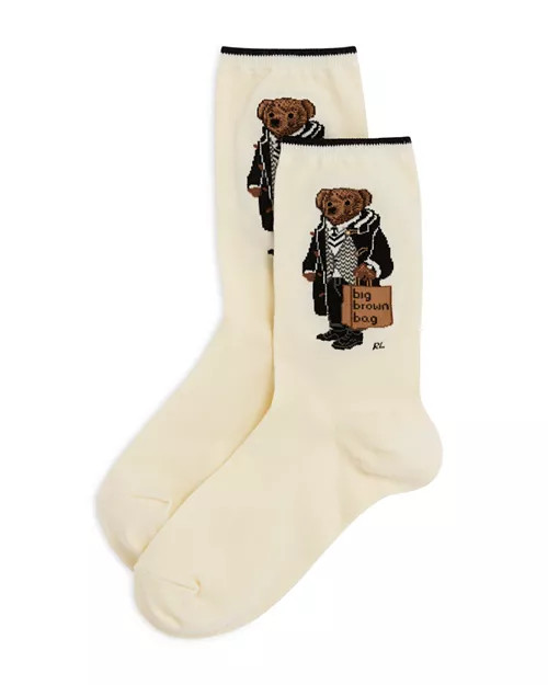Bloomingdale's Big Brown Bag Bear Socks-Exclusive | Bloomingdale's (US)
