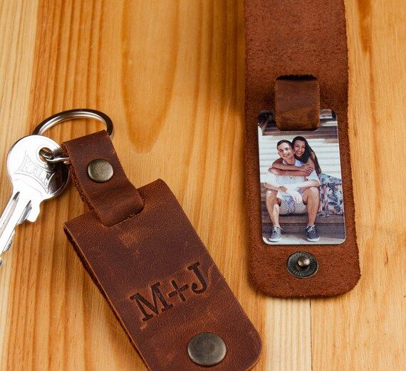 Picture keychain for boyfriend christmas gift, Calendar keychain, personalized keychain Couples g... | Etsy (US)