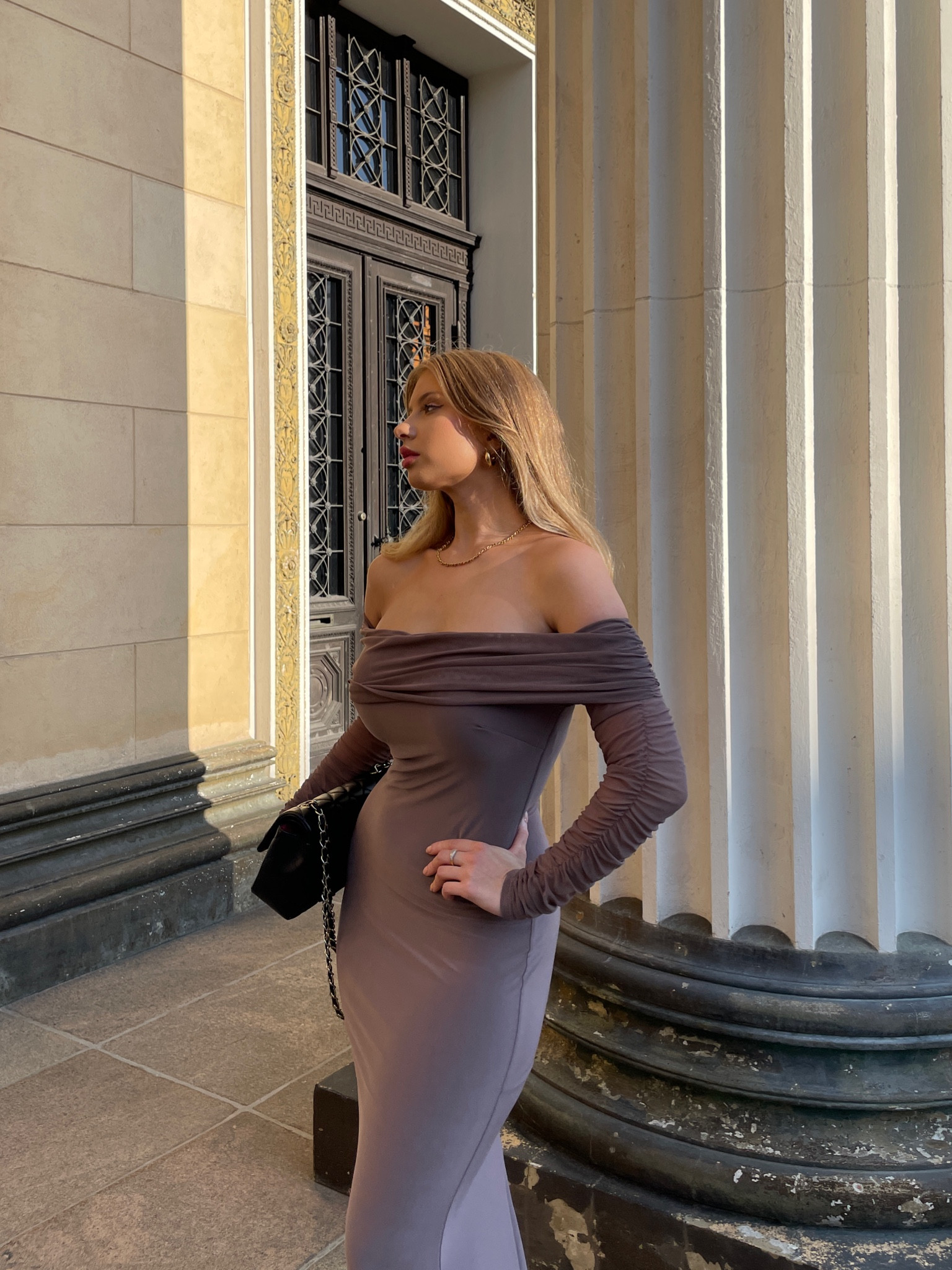 Off shoulder dress 🤍 

#LTKCyberWeek #LTKHoliday #LTKCyberSaleES