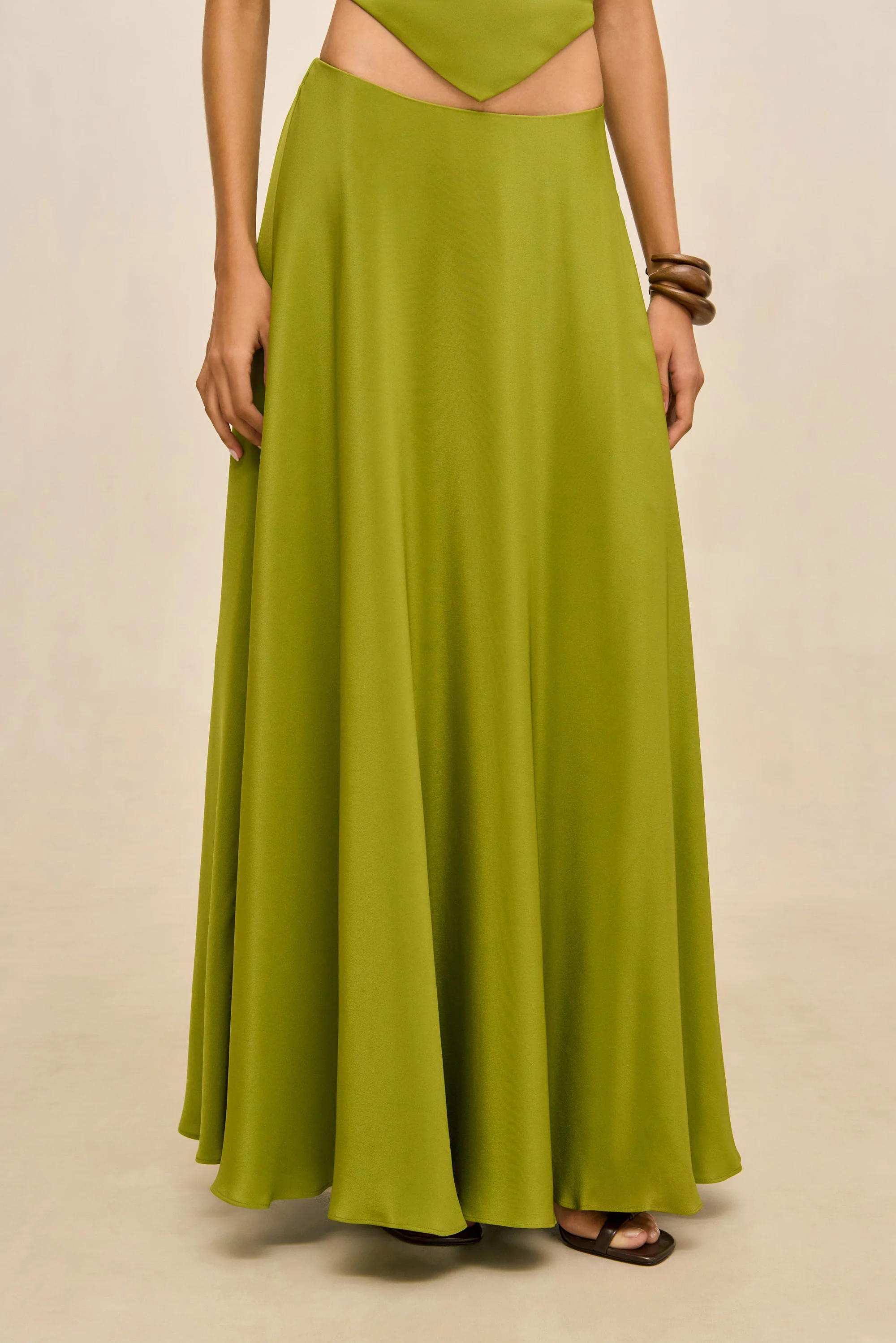 CYRENE SKIRT - CHIVE | Cult Gaia - US