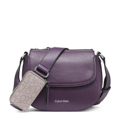 Calvin Klein Bella Novelty Crossbody Plum One Size | eBay US