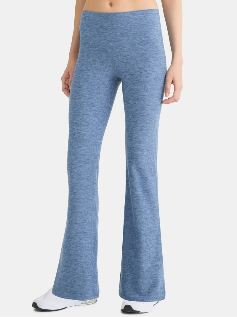 Athletic Works Women's and Women's ButterCore Flare Pants, Sizes XS-4X - Walmart.com | Walmart (US)