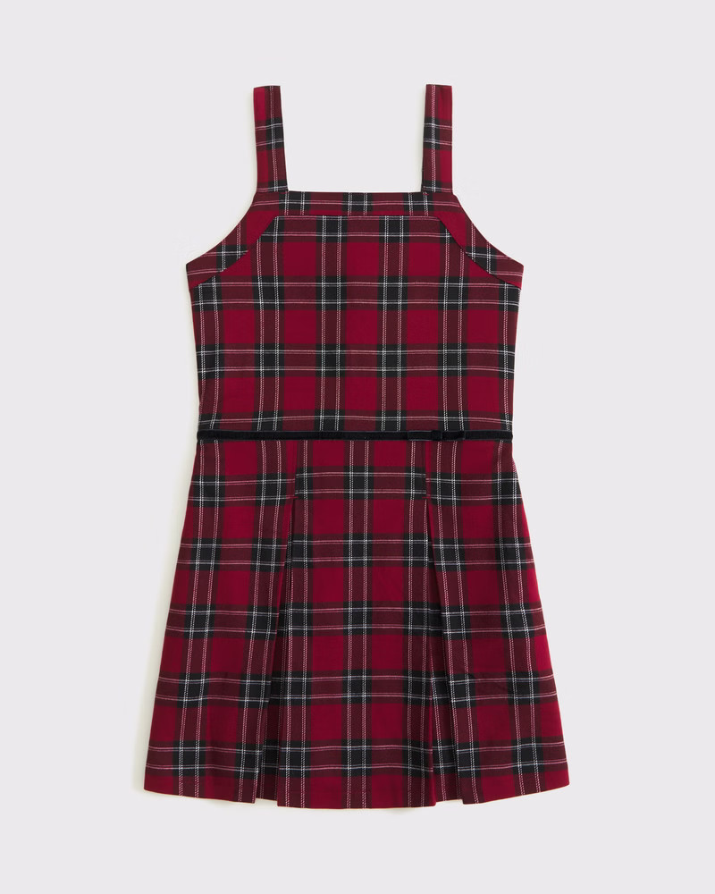 pleated mini dress | Abercrombie & Fitch (US)