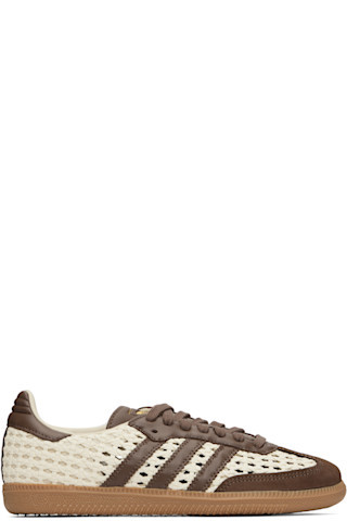 Off-White & Brown Samba OG Sneakers | SSENSE