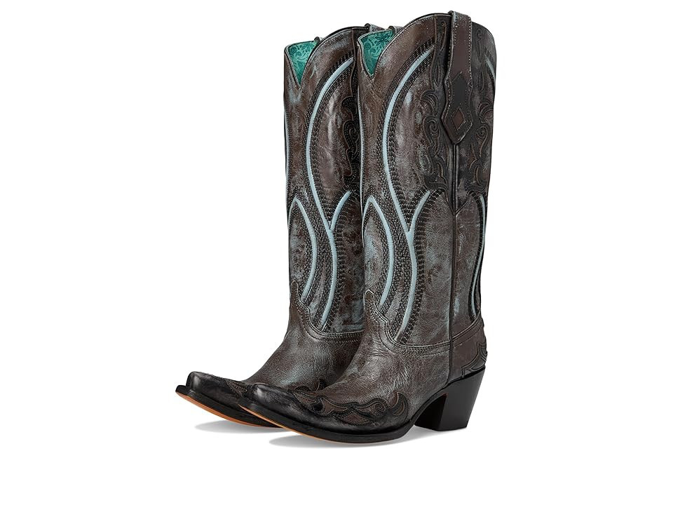 Corral Boots A4699 Cowboy Women's Boots Brown/Blue : 10 B - Medium, Leather | Zappos