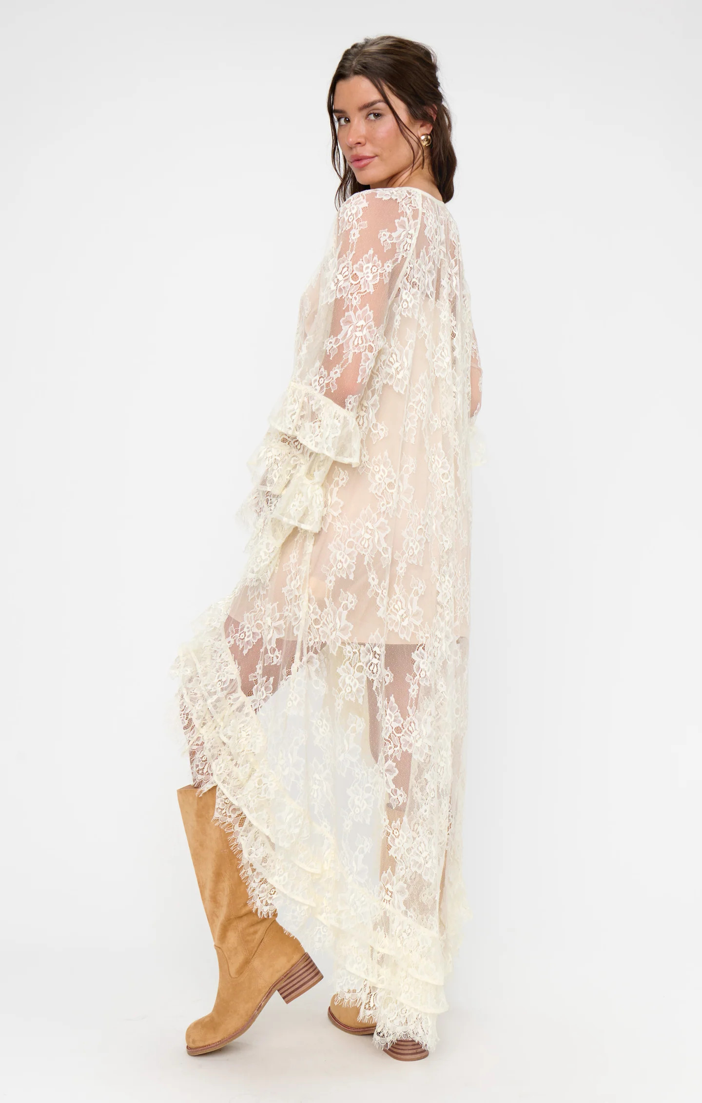 Joelle Maxi Dress ~ Dainty White Lace | Show Me Your Mumu