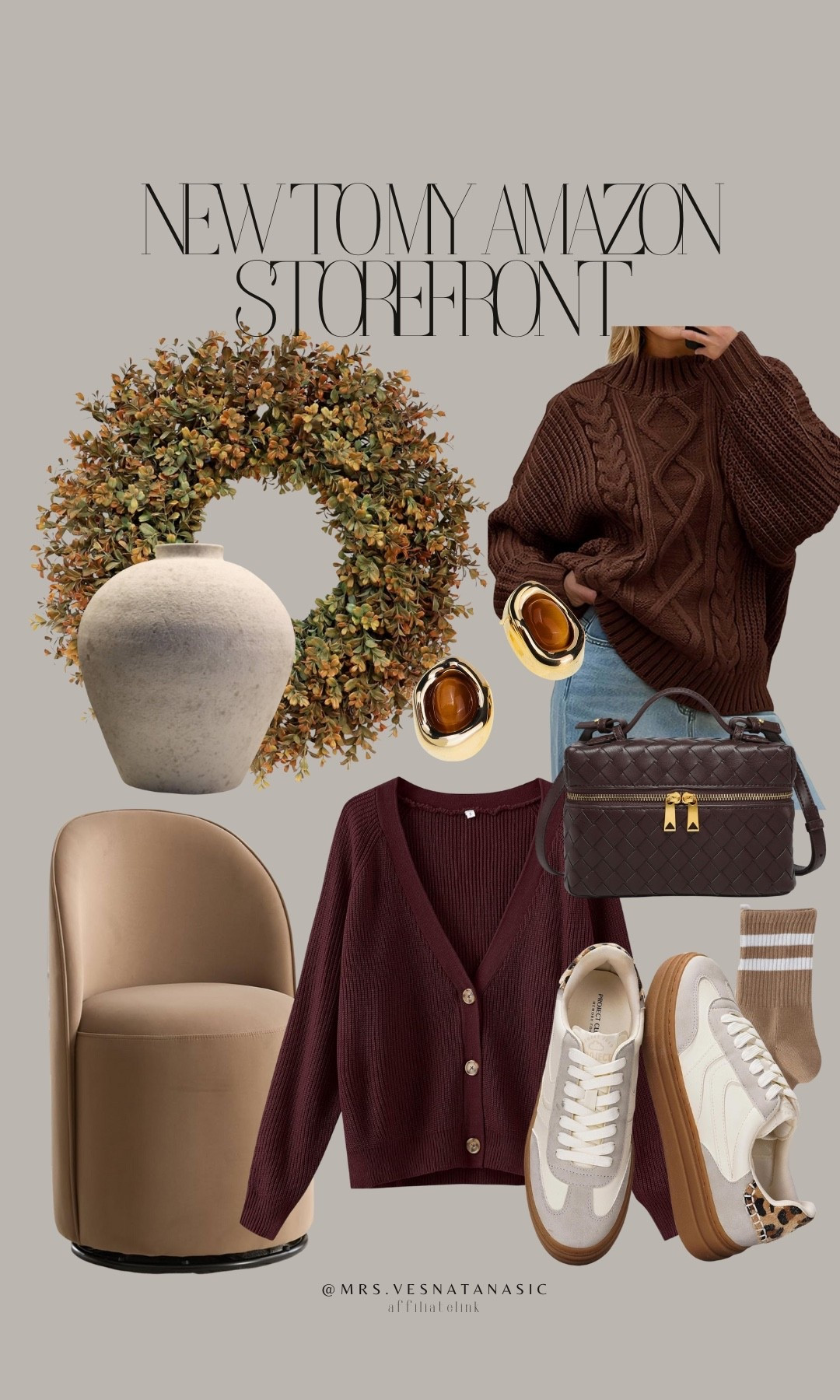 Amazon home and  fashion finds I am loving!! Amazon has some beautiful affordable finds that look designer.

#amazonhome #founditonamazon #amazonfinds #amazon #outfit #outfitidea #falldecor #fallhome #sweater #bag #wreath #homedecor 

#LTKStyleTip #LTKFallSale #LTKHome