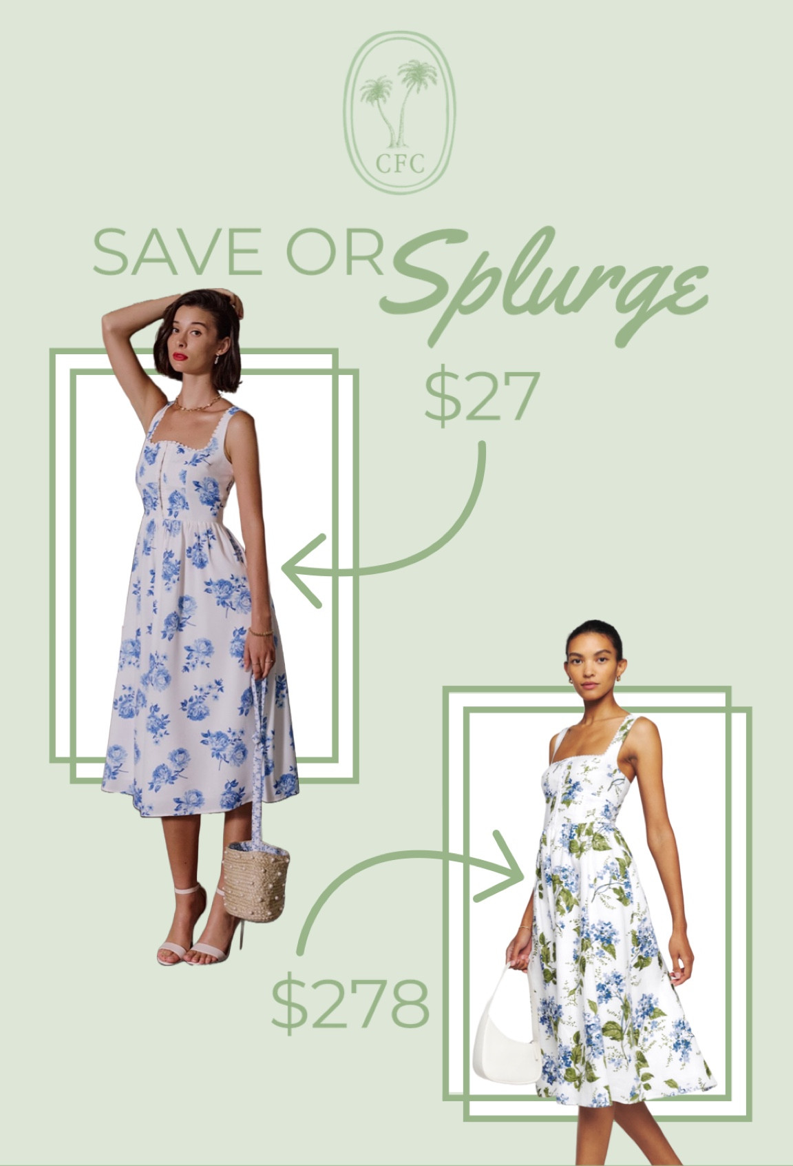 Save or splurge on this floral corset dress. Reformation look-a-like / dupe for under $50  

#LTKsalealert