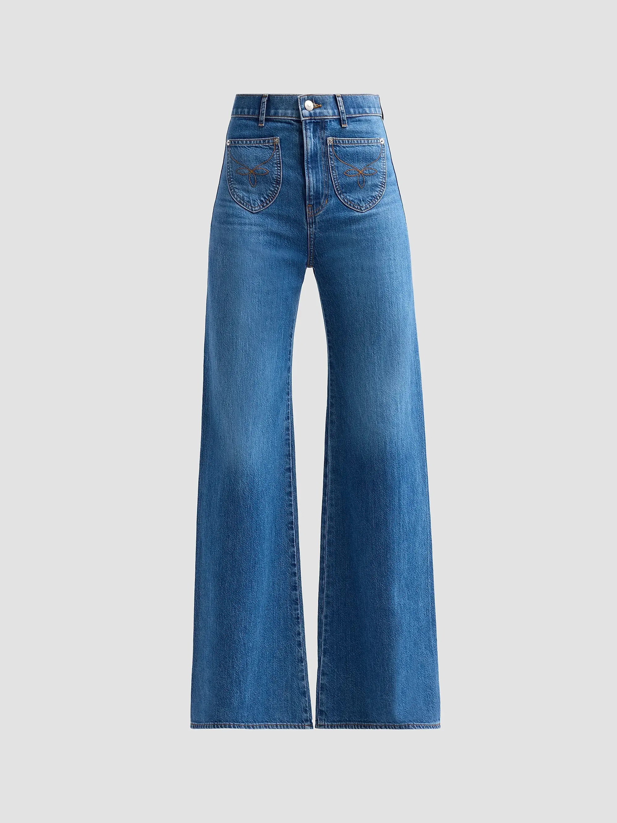 Grant High-Rise Wide-Leg Jeans | Saks Fifth Avenue