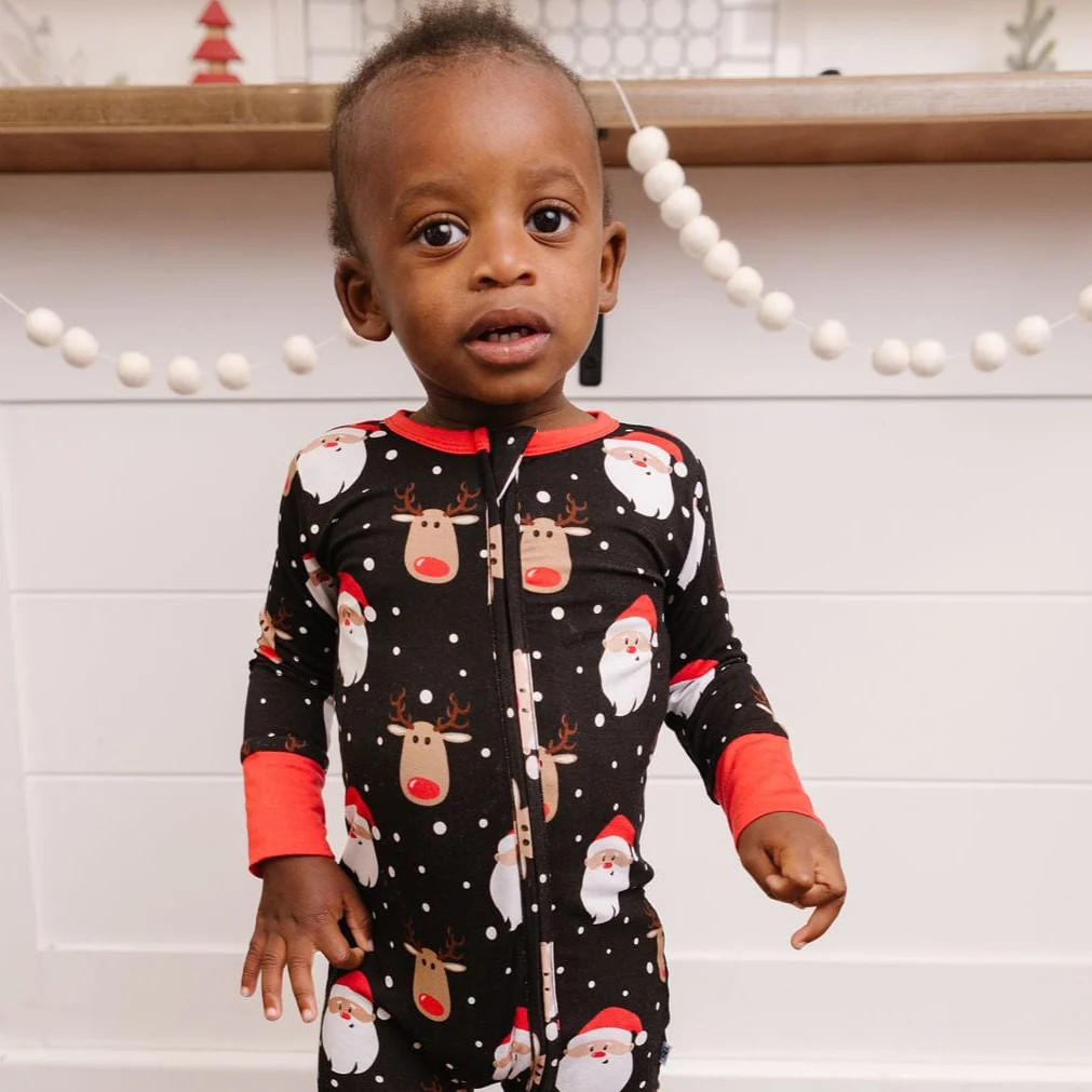 Snow Ho Ho Romper | Bums & Roses