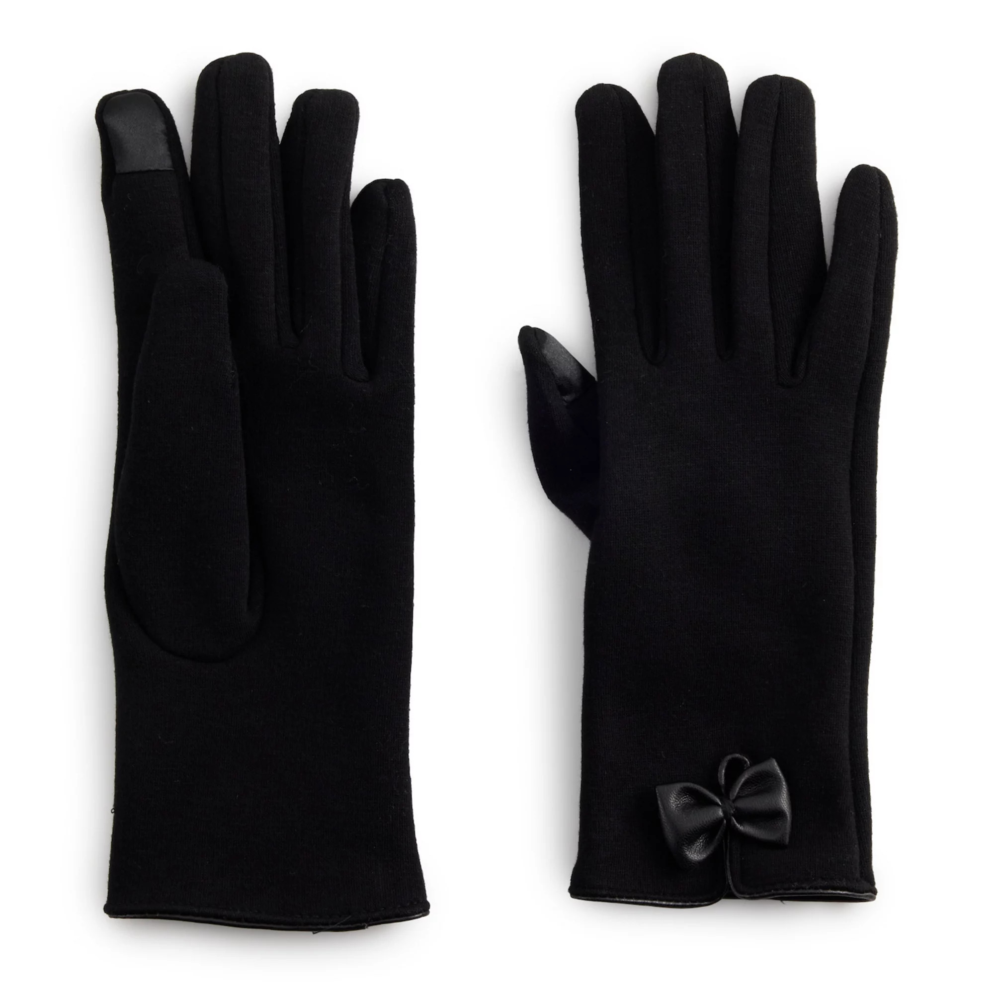 Women's Nine West Bow Soft Gloves | Kohl's