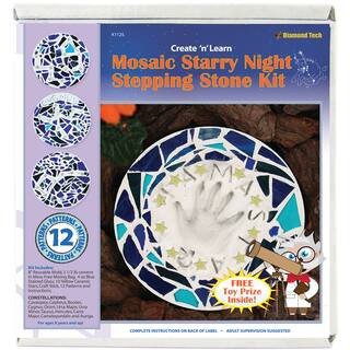 Mosaic Mercantile Mosaic Starry Night Stepping Stone Kit By Diamond Tech | Michaels® | Michaels Stores