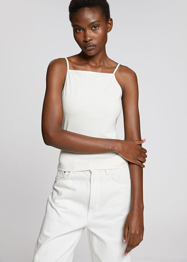 '90s Square Neck Tank Top | & Other Stories US