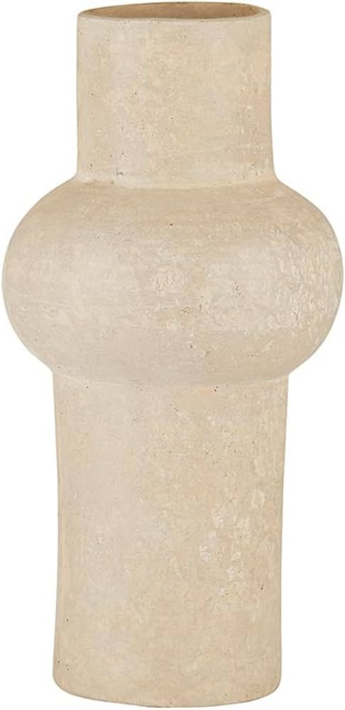 Santa Barbara Design Studio Paper Mache Vase Modern Dried Flower Holders, Large, Natural | Amazon (US)